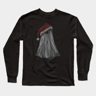 Santa hat ghost Long Sleeve T-Shirt